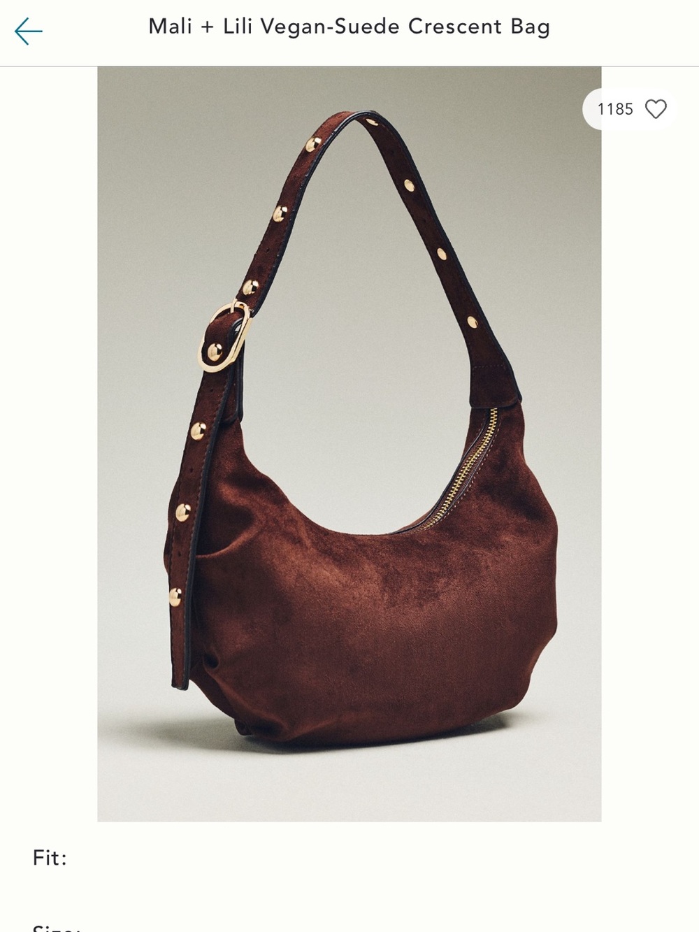 Mali + Lili Suede Bag